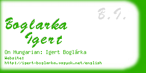 boglarka igert business card